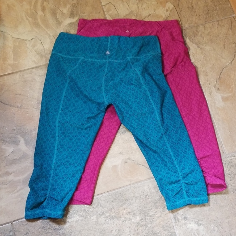 Two pairs Prana leggings